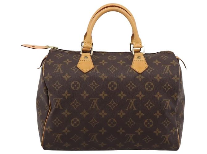 LOUIS VUITTON Monogram Speedy 30 Hand Bag M41526 LV Auth 194768V Monogramma - vista 2