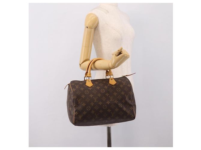 LOUIS VUITTON Monogram Speedy 30 Hand Bag M41526 LV Auth 194768V Monogramma - vista 21