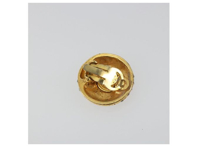 Orecchini CHANEL Metallo Tono Oro CC Auth 198843 - vista 3