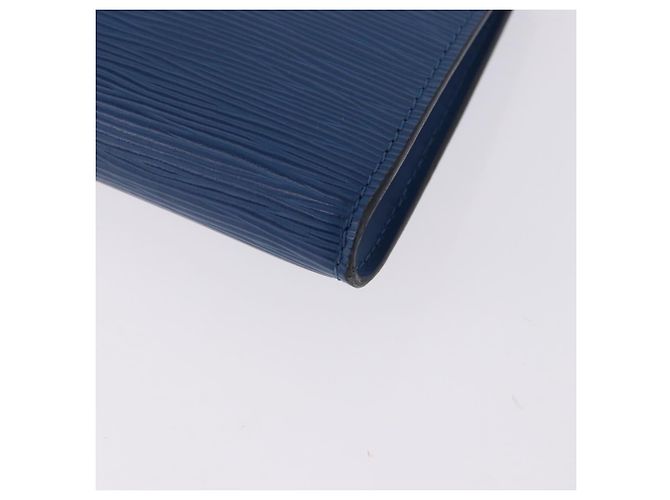 LOUIS VUITTON Epi Pochette Accessoires Pouch Blue M52985 LV Auth 196311 Azul - vista 9