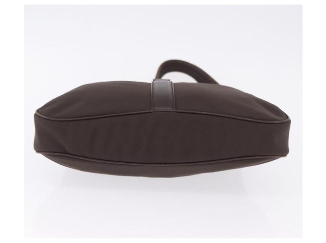 Borsa a tracolla Salvatore Ferragamo Canvas Brown Silver Auth 196735A Marrone Argento - vista 5