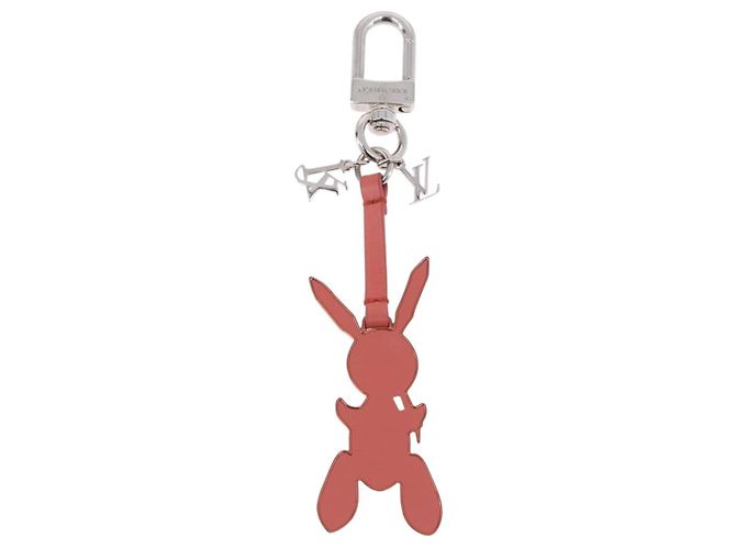LOUIS VUITTON Rabbit Bag Charm metallo Jeff Queens Collaboration Pink Auth 198830M Rosa - vista 13