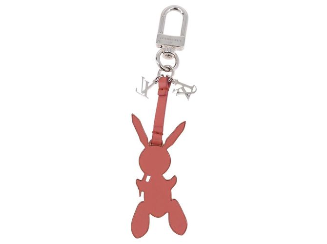 LOUIS VUITTON Rabbit Bag Charm metallo Jeff Queens Collaboration Pink Auth 198830M Rosa - vista 6