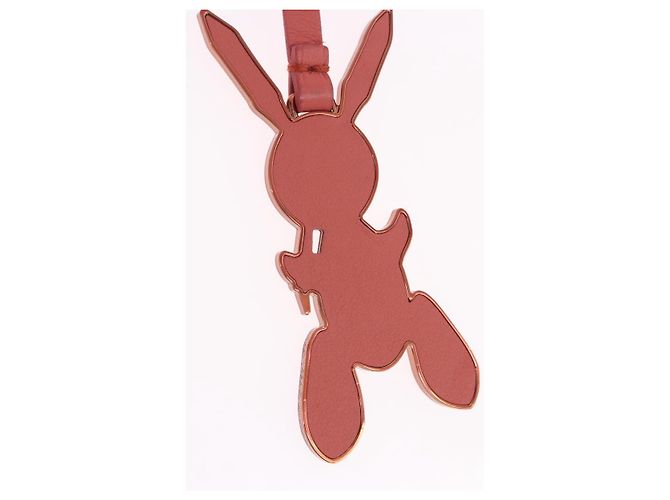 LOUIS VUITTON Rabbit Bag Charm metallo Jeff Queens Collaboration Pink Auth 198830M Rosa - vista 7
