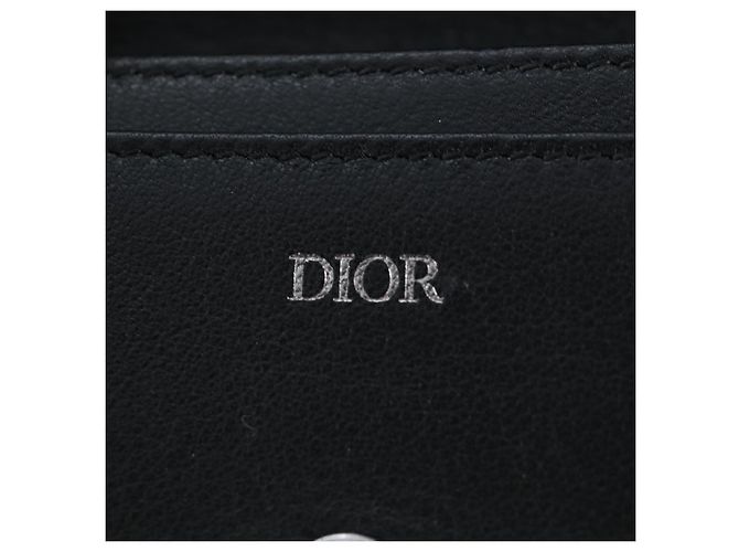Borsetta a spalla Christian Dior Trotter Canvas Navy Silver Auth 195520V Argento Blu navy - vista 17