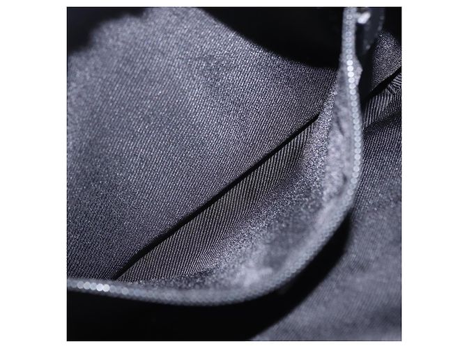 Borsa Tote GUCCI GG Canvas Nero Argento 28893 Auth 198333 - vista 23