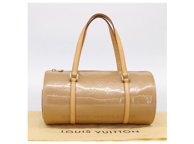 LOUIS VUITTON Monogram Vernis Bedford Hand Bag Noisette M91329 LV Auth am12276V Nocciola - vista 12