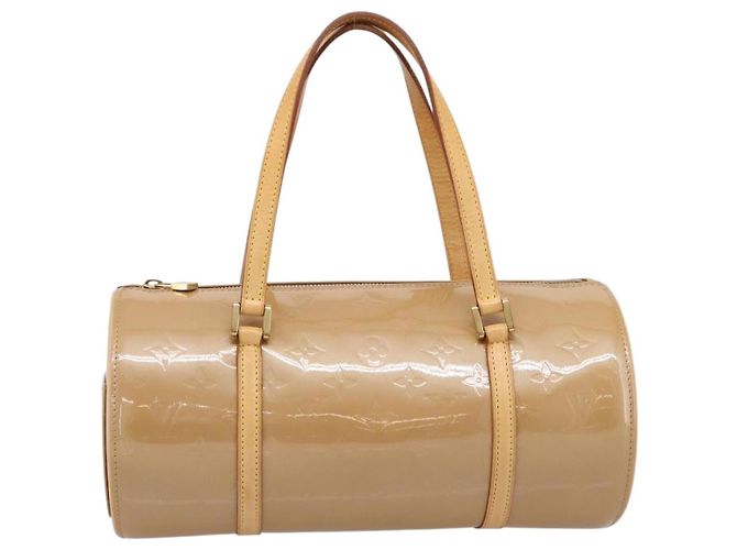 LOUIS VUITTON Monogram Vernis Bedford Hand Bag Noisette M91329 LV Auth am12276V Nocciola - vista 13