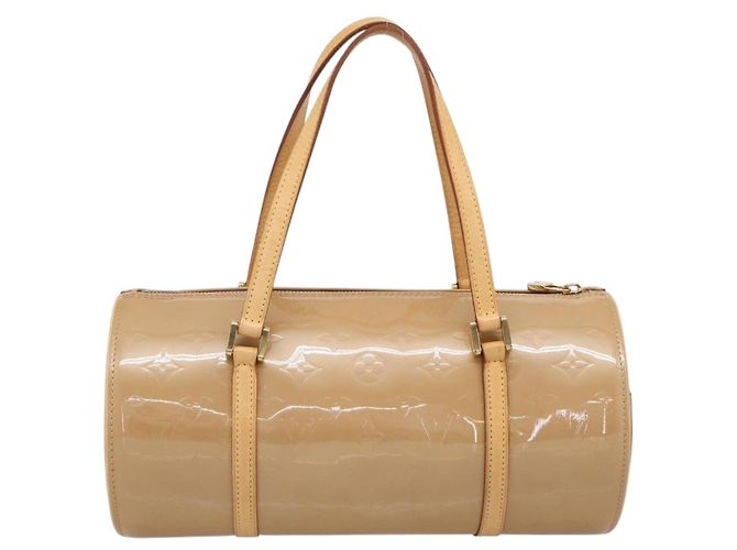 LOUIS VUITTON Monogram Vernis Bedford Hand Bag Noisette M91329 LV Auth am12276V Nocciola - vista 2