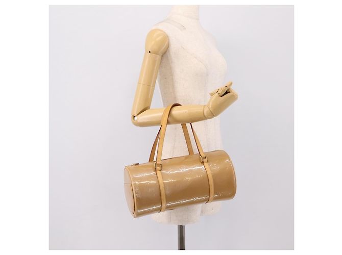 LOUIS VUITTON Monogram Vernis Bedford Hand Bag Noisette M91329 LV Auth am12276V Nocciola - vista 21