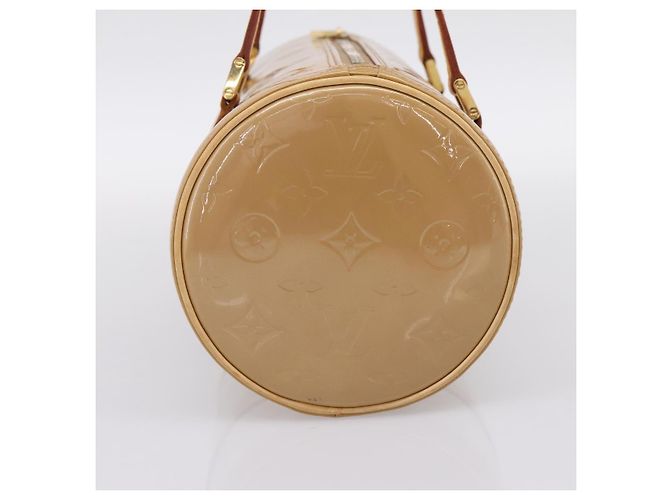 LOUIS VUITTON Monogram Vernis Bedford Hand Bag Noisette M91329 LV Auth am12276V Nocciola - vista 4