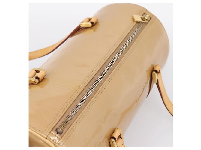 LOUIS VUITTON Monogram Vernis Bedford Hand Bag Noisette M91329 LV Auth am12276V Nocciola - vista 6