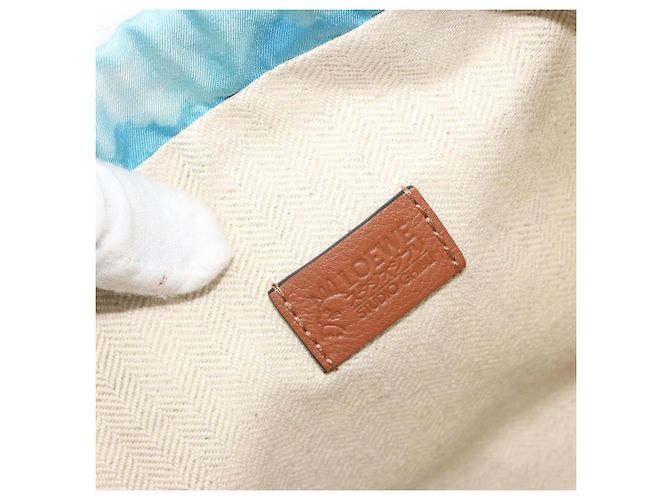 LOEWE Studio Ghibli Howl's Moving Castle Pouch Nylon Blue Auth 167497M - vista 17