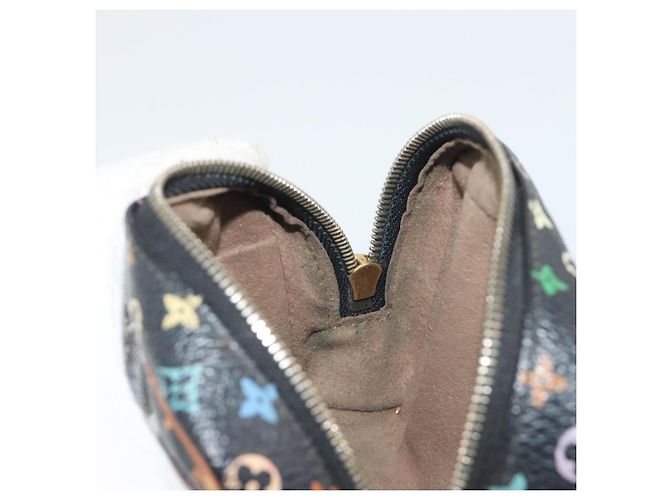 LOUIS VUITTON Monogram Multicolor Trousse Wapity Pouch Black M58034 Auth BA14908 Nero - vista 18