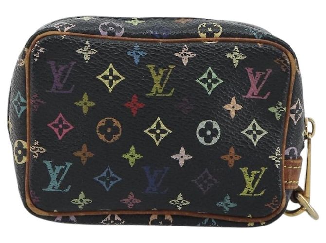 LOUIS VUITTON Monogram Multicolor Trousse Wapity Pouch Black M58034 Auth BA14908 Nero - vista 2