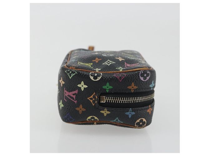 LOUIS VUITTON Monogram Multicolor Trousse Wapity Pouch Black M58034 Auth BA14908 Nero - vista 3