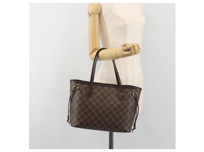 LOUIS VUITTON Damier Ebene Neverfull PM Tote Bag N51109 LV Auth 197530 - Ansicht 23