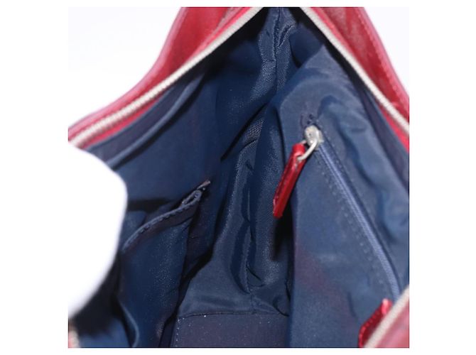 Borsa a mano Christian Dior Trotter Canvas Navy Silver Auth 196330A Argento Blu navy - vista 19