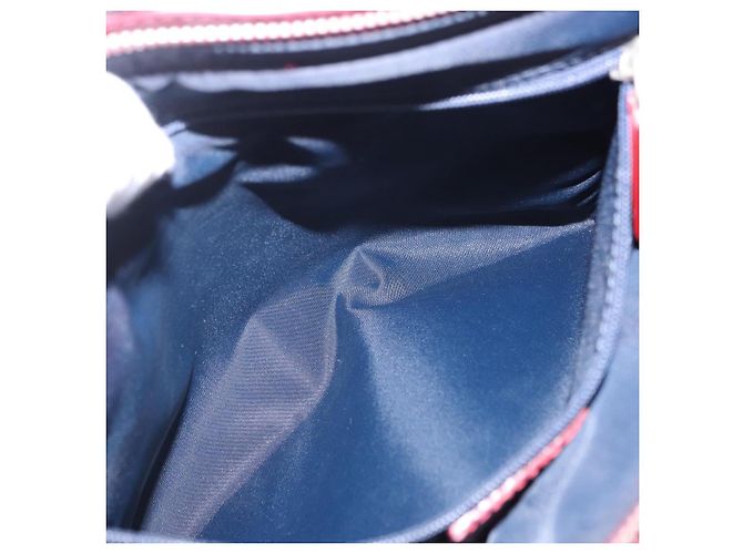 Borsa a mano Christian Dior Trotter Canvas Navy Silver Auth 196330A Argento Blu navy - vista 21