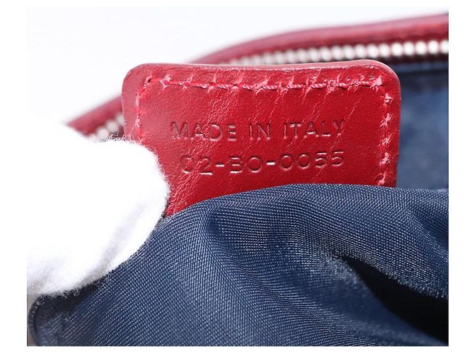 Borsa a mano Christian Dior Trotter Canvas Navy Silver Auth 196330A Argento Blu navy - vista 22