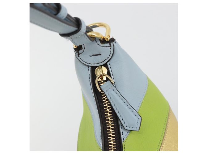 FENDI Graffiti Schultertasche aus Leder Multicolor Gold Auth 197520M Mehrfarben Golden - Ansicht 17