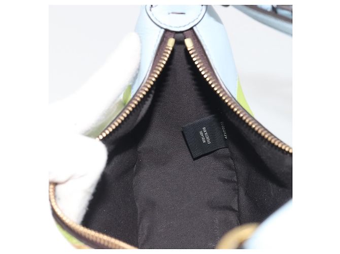 FENDI Graffiti Schultertasche aus Leder Multicolor Gold Auth 197520M Mehrfarben Golden - Ansicht 20