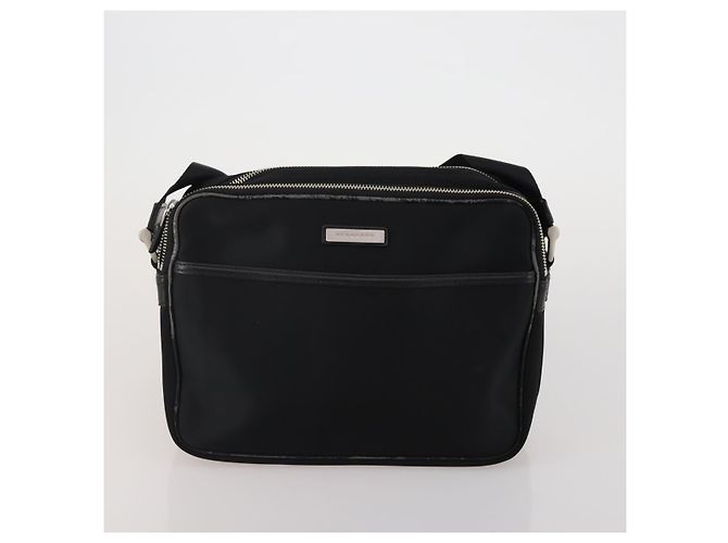 Borsa a mano Burberrys Nova Check Canvas nylon 2 Set Black Beige Auth bs36161 Nero - vista 11