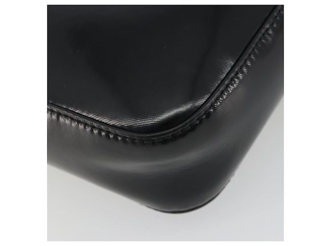 Borsa a tracolla BURBERRY Thornton Messenger PVC Canvas Black Auth 198717A Nero - vista 16