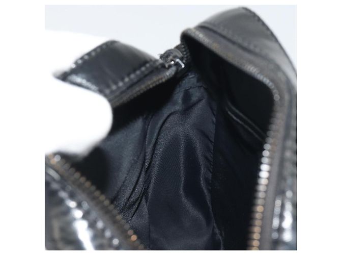 Borsa a tracolla BURBERRY Thornton Messenger PVC Canvas Black Auth 198717A Nero - vista 19