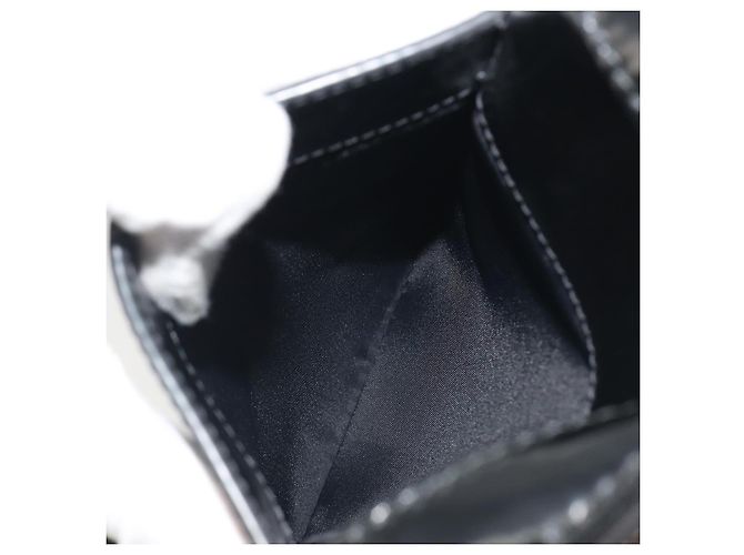 Borsa a tracolla BURBERRY Thornton Messenger PVC Canvas Black Auth 198717A Nero - vista 21