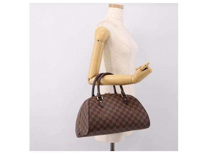 Borsa a mano LOUIS VUITTON Damier Ebene Rivera MM N41434 LV Auth 197493V - vista 21