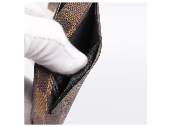 LOUIS VUITTON Damier Ebene Clochette GM Key Case N42240 LV Auth BA15251 - vista 10
