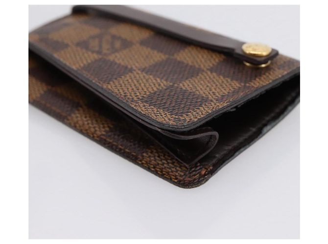LOUIS VUITTON Damier Ebene Clochette GM Key Case N42240 LV Auth BA15251 - vista 14