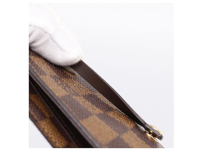 LOUIS VUITTON Damier Ebene Clochette GM Key Case N42240 LV Auth BA15251 - vista 17