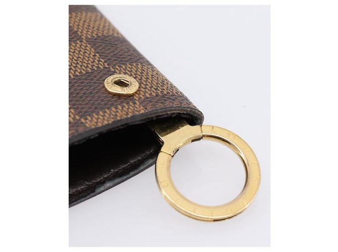 LOUIS VUITTON Damier Ebene Clochette GM Key Case N42240 LV Auth BA15251 - vista 18