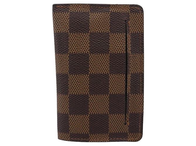 LOUIS VUITTON Damier Ebene Clochette GM Key Case N42240 LV Auth BA15251 - vista 2