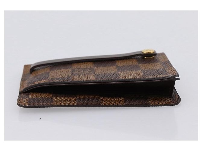 LOUIS VUITTON Damier Ebene Clochette GM Key Case N42240 LV Auth BA15251 - vista 4