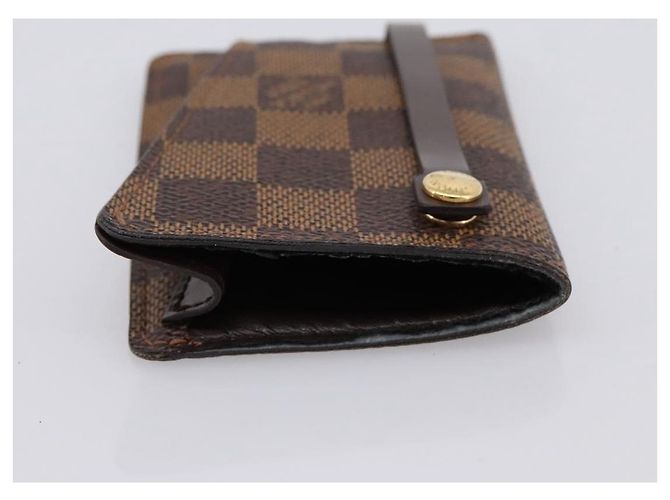 LOUIS VUITTON Damier Ebene Clochette GM Key Case N42240 LV Auth BA15251 - vista 6
