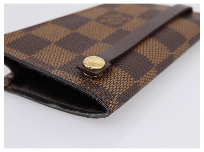 LOUIS VUITTON Damier Ebene Clochette GM Key Case N42240 LV Auth BA15251 - vista 7