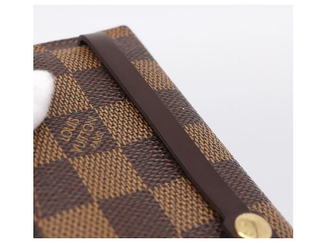 LOUIS VUITTON Damier Ebene Clochette GM Key Case N42240 LV Auth BA15251 - vista 8