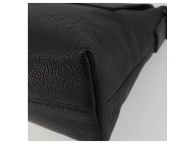 Borsa a tracolla BURBERRY in pelle nera argento Auth 198628A Nero - vista 15
