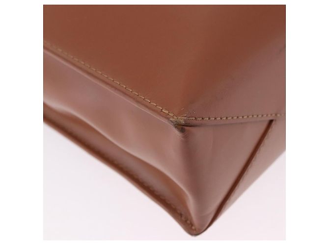 Borsa LOEWE Standard A4 in pelle 2way Brown Gold Auth 196677A Marrone D'oro - vista 10