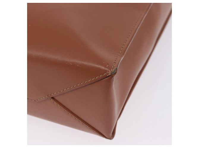 Borsa LOEWE Standard A4 in pelle 2way Brown Gold Auth 196677A Marrone D'oro - vista 16