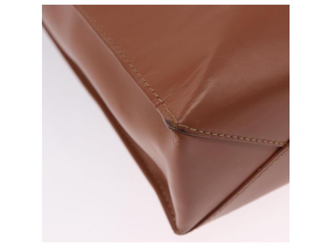 Borsa LOEWE Standard A4 in pelle 2way Brown Gold Auth 196677A Marrone D'oro - vista 17