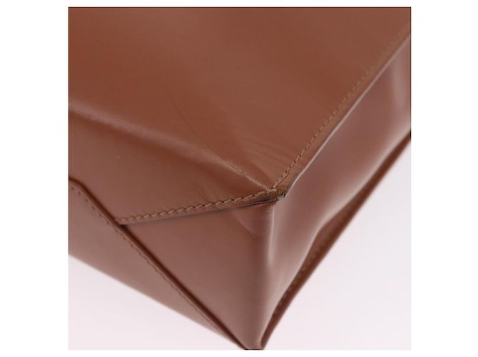 Borsa LOEWE Standard A4 in pelle 2way Brown Gold Auth 196677A Marrone D'oro - vista 18