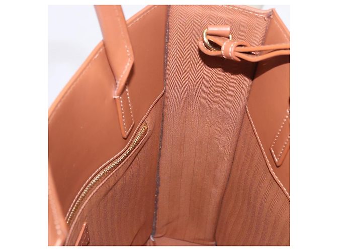 Borsa LOEWE Standard A4 in pelle 2way Brown Gold Auth 196677A Marrone D'oro - vista 20