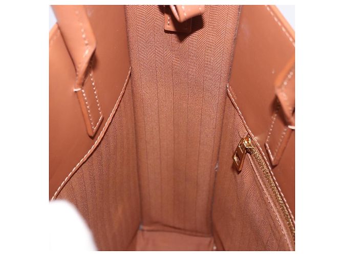 Borsa LOEWE Standard A4 in pelle 2way Brown Gold Auth 196677A Marrone D'oro - vista 21