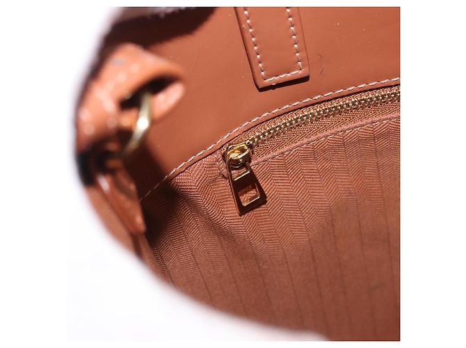 Borsa LOEWE Standard A4 in pelle 2way Brown Gold Auth 196677A Marrone D'oro - vista 22
