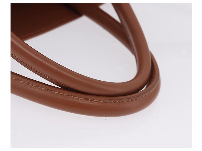 Borsa LOEWE Standard A4 in pelle 2way Brown Gold Auth 196677A Marrone D'oro - vista 8