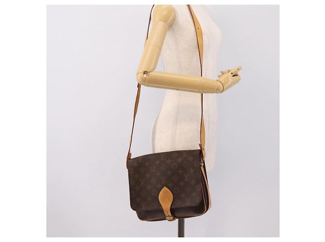 LOUIS VUITTON Monogram Cartouchiere GM Shoulder Bag M51252 LV Auth 196418A Monogramma - vista 24